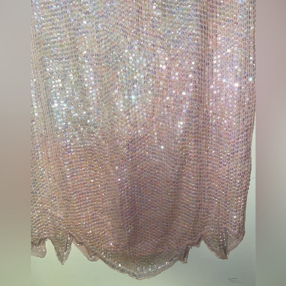 Silk Vintage beaded and sequin 2pc set - Picture 8 of 11
